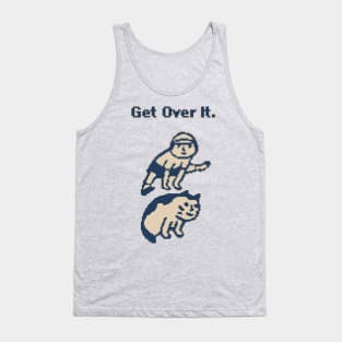 Get Over It - 1 Bit Pixel Art Tank Top